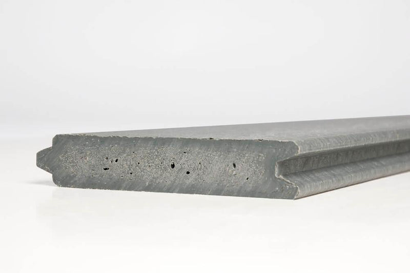 Fer/Not Plastplanke med Struktur – Grå - Plastplanker - - Fer/not plastplanke