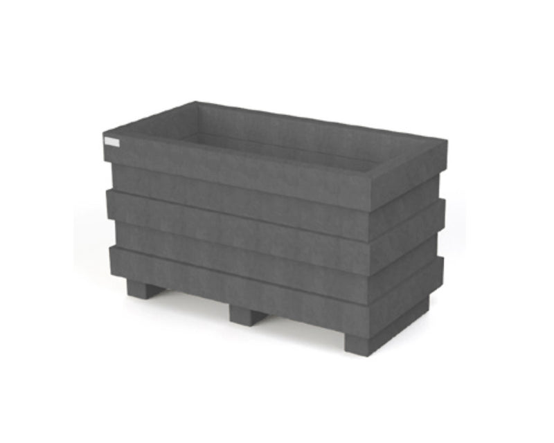 Blomsterkrukke - Madrid - Model A - Plastplanker - - Blomsterkrukke