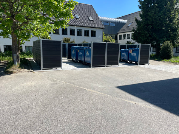 Affaldsspande i genbrugsplast