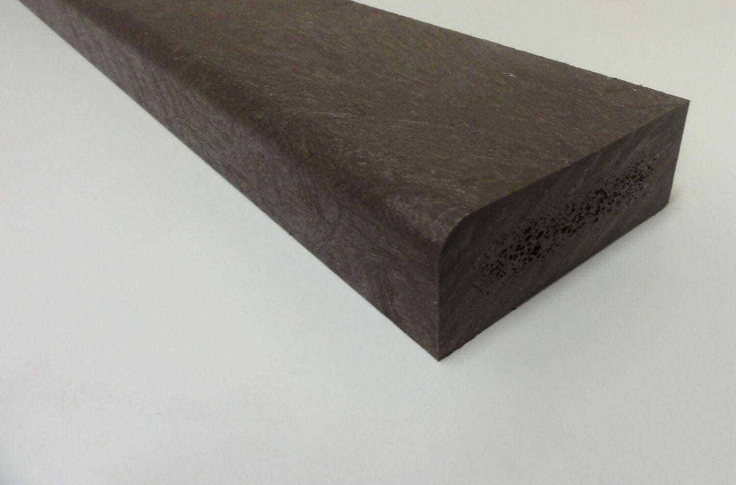 Plastplanke med 1 Afrundet Kant - Beige - Plastplanker -  - Plastplanke