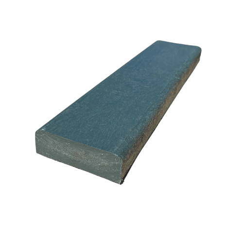 Plastplanke med 2 afrundet kanter - Grøn - Plastplanker -  - Plastplanke