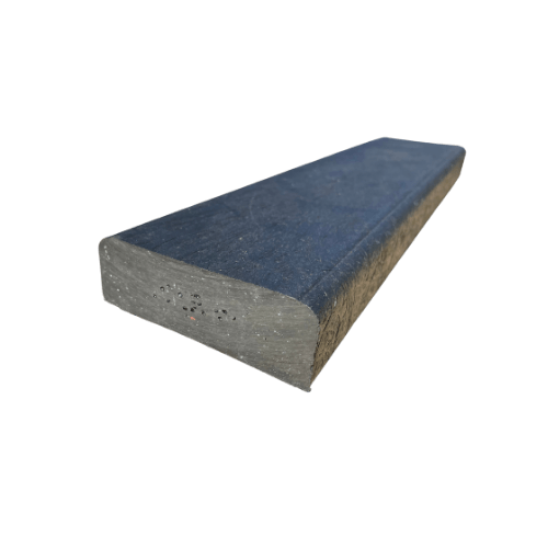 Plastplanke med 2 afrundet kanter - Sort - Plastplanker -  - Plastplanke