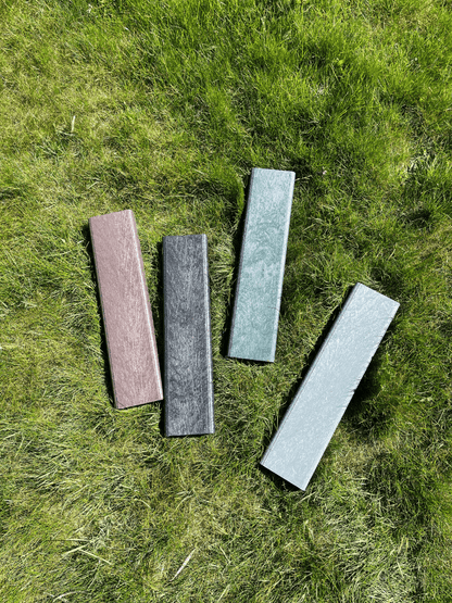 Plastplanke med 2 afrundet kanter - Brun - Plastplanker -  - Plastplanke