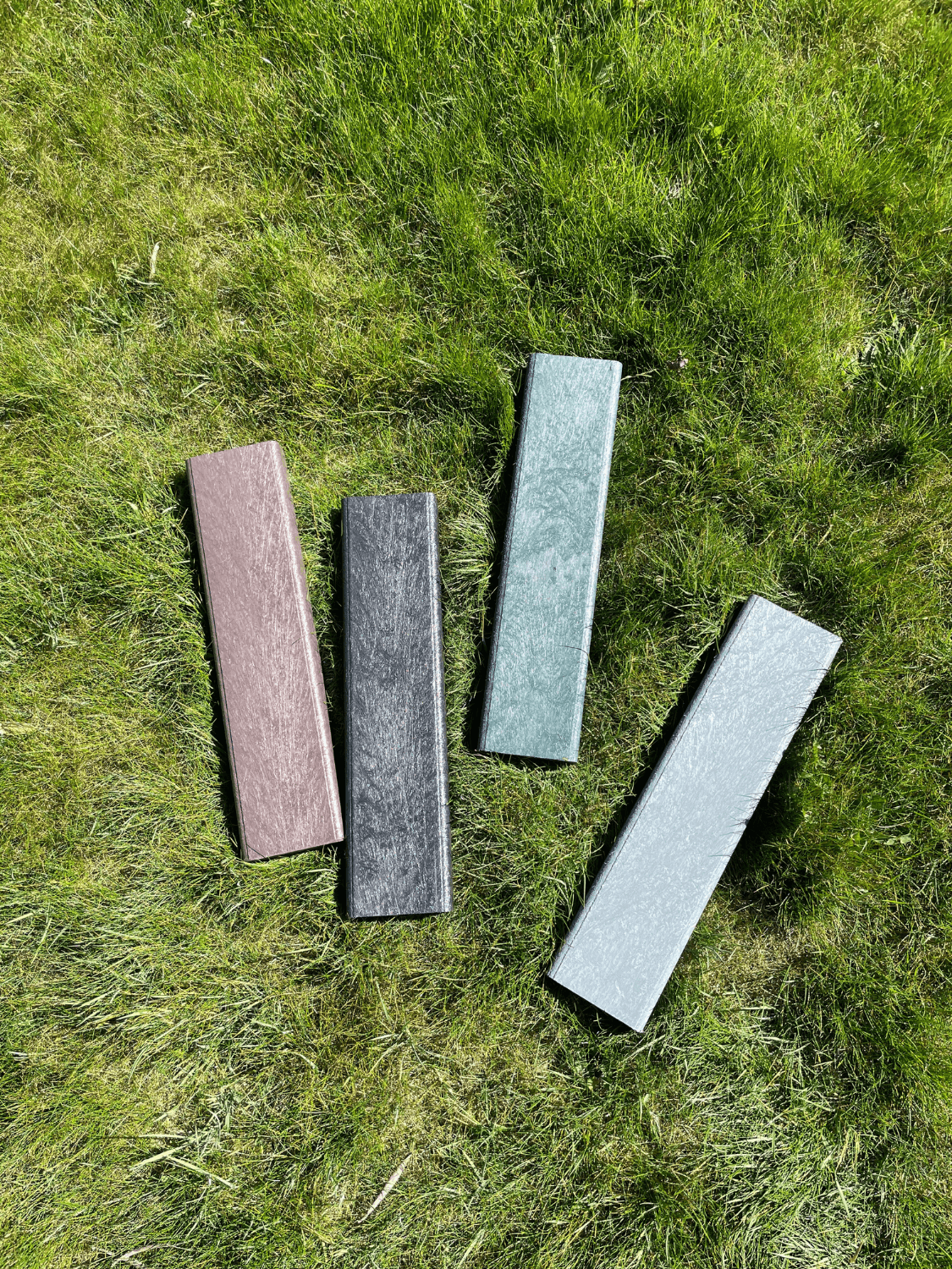 Plastplanke med 2 afrundet kanter - Grøn - Plastplanker -  - Plastplanke