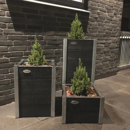 Blomsterkumme Sæt - 3 stk - Helårs - Plastplanker -  - Blomsterkrukke