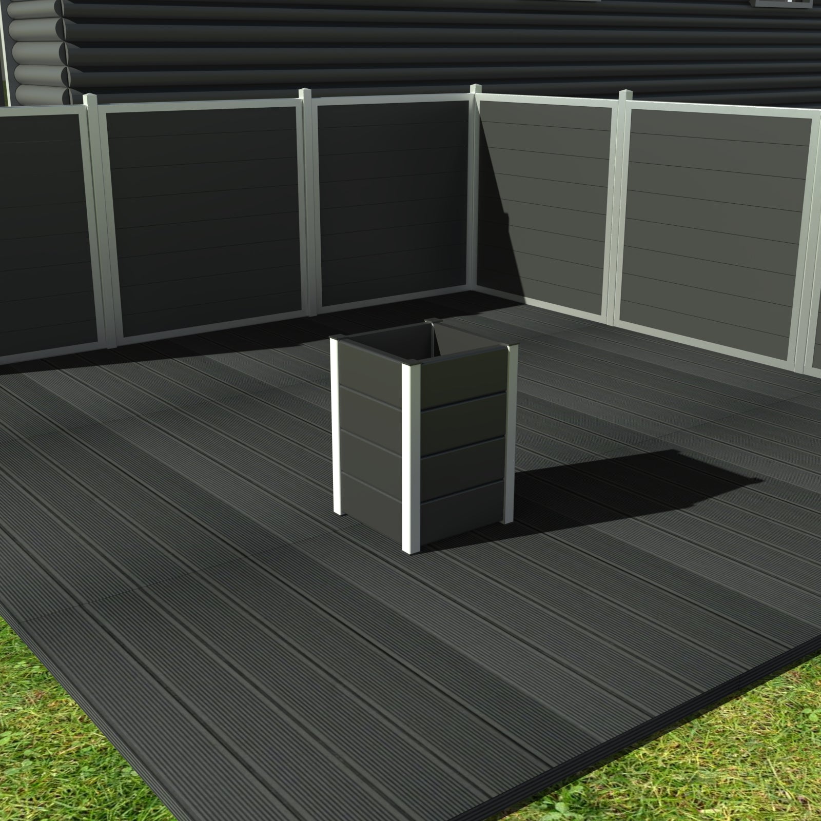 Mellanstor blomfat - Året runt