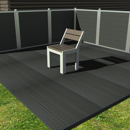 Opal Café stol - Med ryglæn - Plastplanker -  - Opal Stol med ryglæn