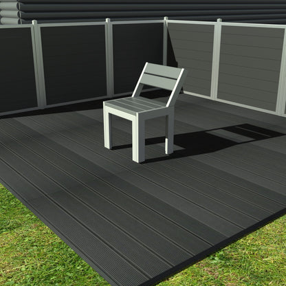 Opal Café stol - Med ryglæn - Plastplanker -  - Opal Stol med ryglæn