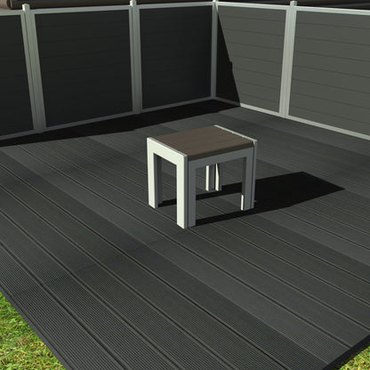 Opal Café stol - Uden ryglæn - Plastplanker -  - Opal Stol uden ryglæn