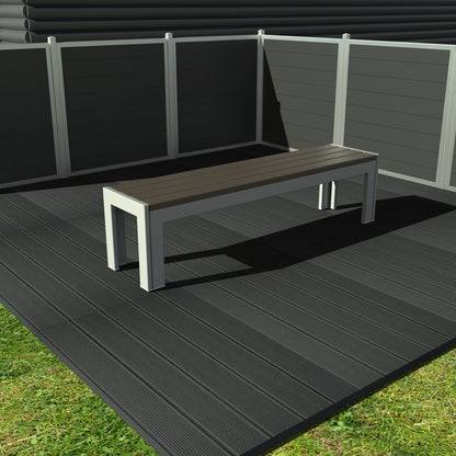 Opal Bænk - Uden ryglæn - Plastplanker -  - Bænke