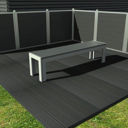 Opal Bænk - Uden ryglæn - Plastplanker -  - Bænke