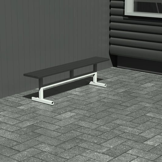 Bænk - Uden ryglæn - Plastplanker -  - Bænke