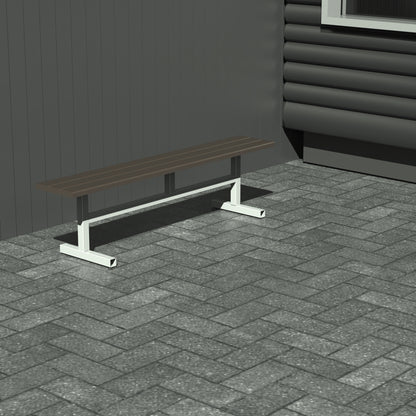 Bænk - Uden ryglæn - Plastplanker -  - Bænke