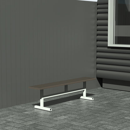 Bænk - Uden ryglæn - Plastplanker -  - Bænke