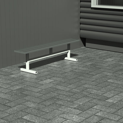 Bænk - Uden ryglæn - Plastplanker -  - Bænke