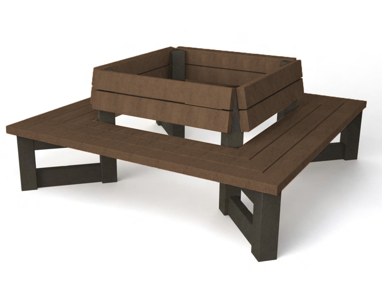 4 ryg mod ryg bænke