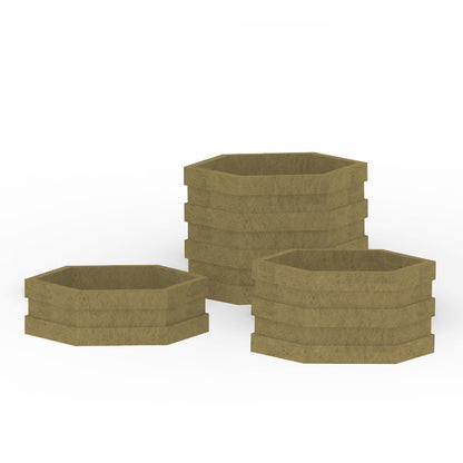 Blomsterkrukke - Barcelona - Model Ø120 - Plastplanker -  - Blomsterkrukke