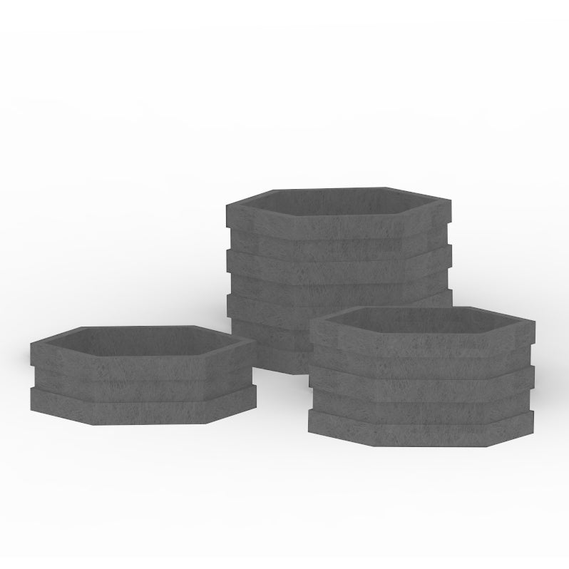 Blomsterkrukke - Barcelona - Model Ø120 - Plastplanker -  - Blomsterkrukke