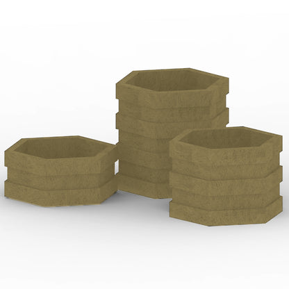 Blomsterkrukke - Barcelona - Model Ø90 - Plastplanker -  - Blomsterkrukke