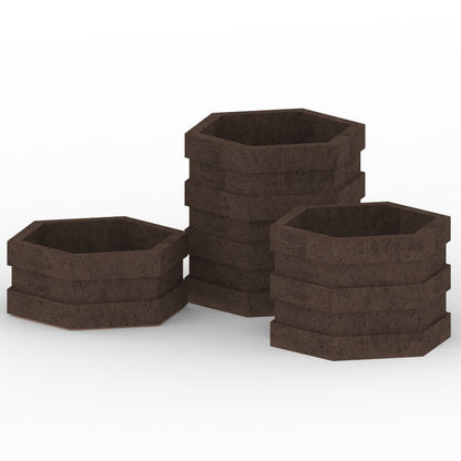 Blomsterkrukke - Barcelona - Model Ø90 - Plastplanker -  - Blomsterkrukke