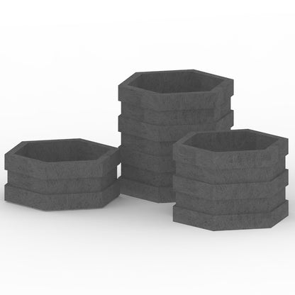 Blomsterkrukke - Barcelona - Model Ø90 - Plastplanker -  - Blomsterkrukke