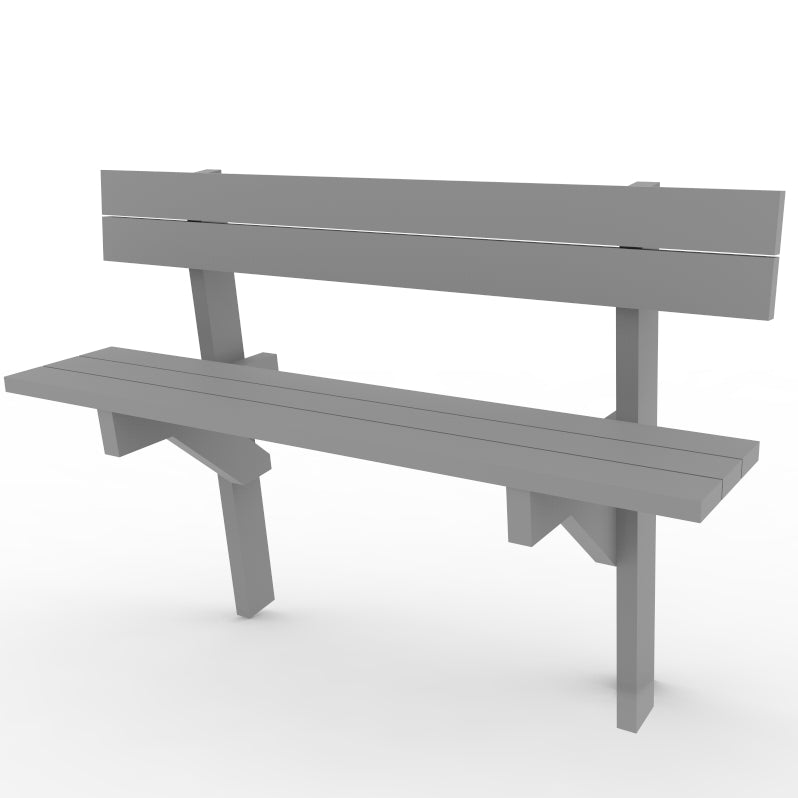 Bænk - Paris - Plastplanker -  - Bænke