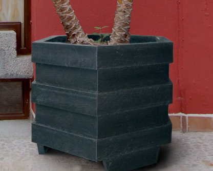 Blomsterkrukke - Barcelona - Model Ø120 - Plastplanker -  - Blomsterkrukke