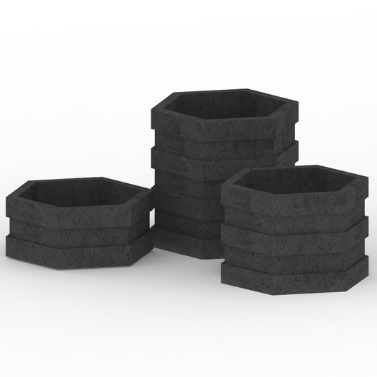 Blomsterkrukke - Barcelona - Model Ø90 - Plastplanker -  - Blomsterkrukke