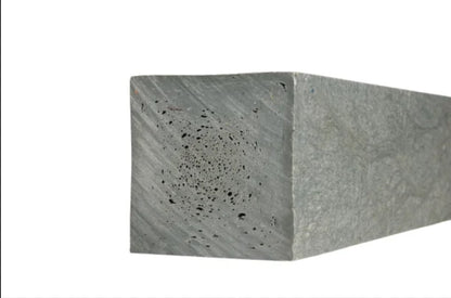 Firkantet stolpe - Grå - Plastplanker -  - Firkantet Stolpe