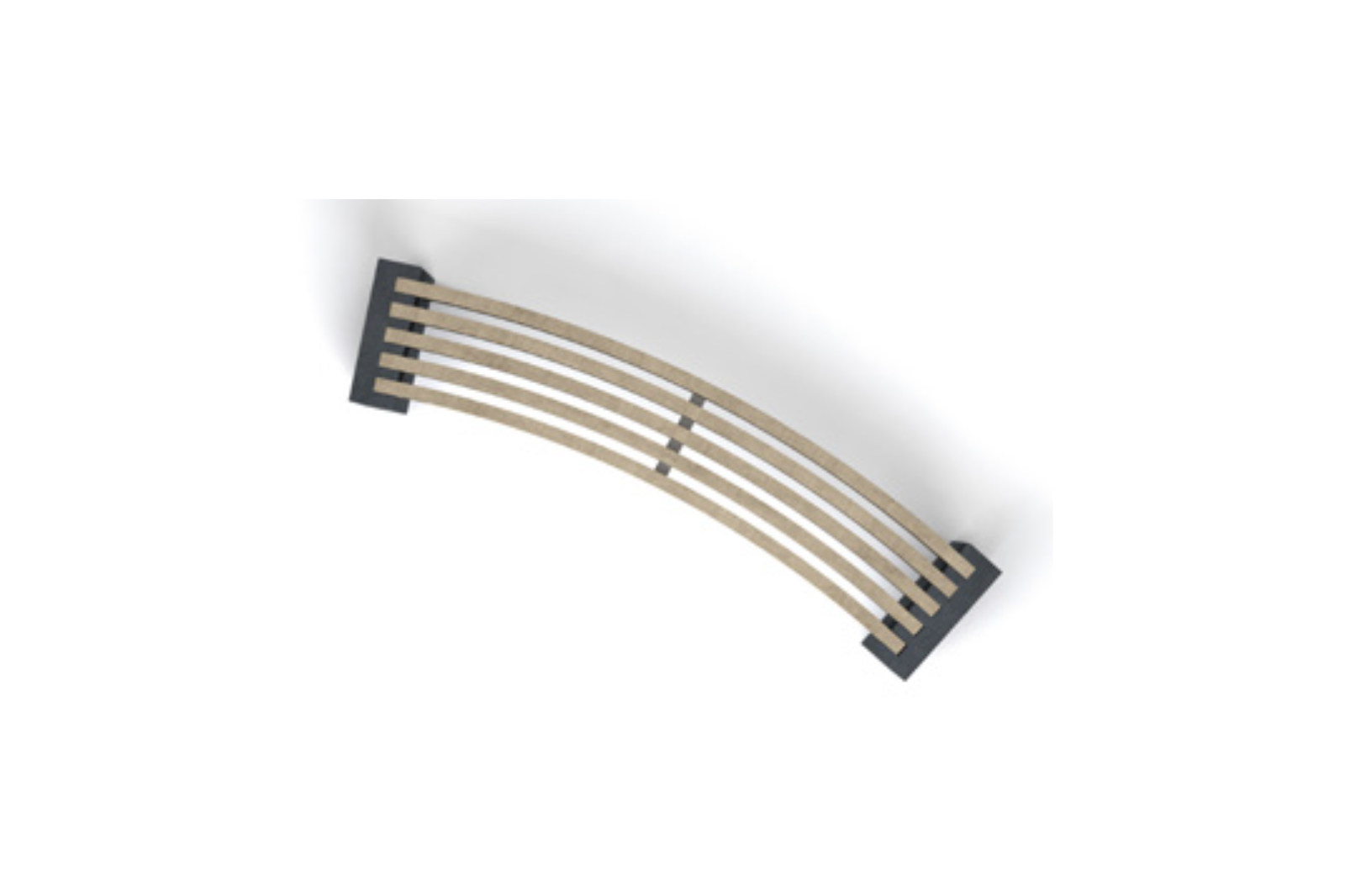 Bænk - Canvas 30° - Plastplanker -  - Bænke