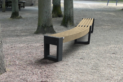 Bænk - Canvas Curved - Højre-bøjet