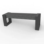 Bænk - Canvas 120 - Plastplanker -  - Bænke