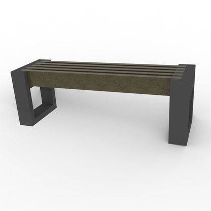 Bænk - Canvas 120 - Plastplanker -  - Bænke