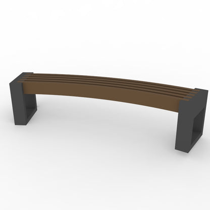 Bænk - Canvas 30° - Plastplanker -  - Bænke