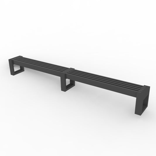 Bænk - Canvas 360 - Med ryglæn - 2 ryglæn (samme vej)