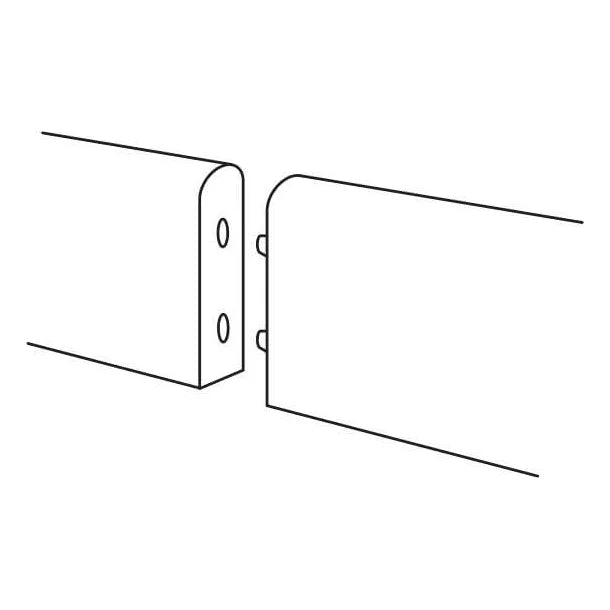 Kantplanke - Grå - Plastplanker -  - Kantplanke