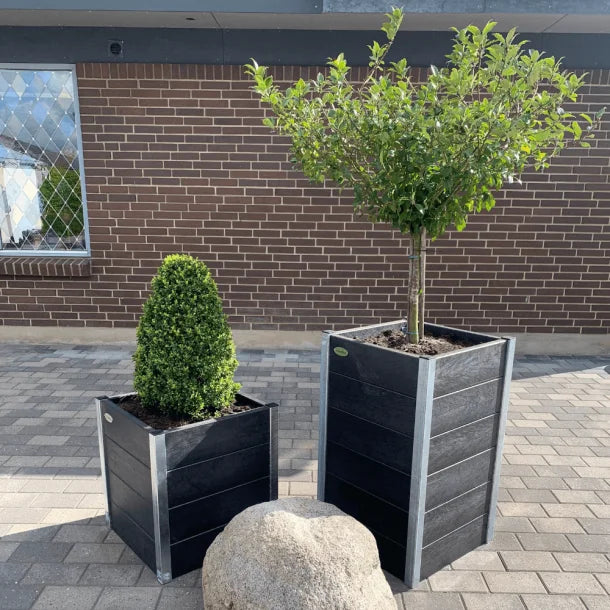 Blomsterkumme Sæt - 2 stk - Helårs - Plastplanker -  - Blomsterkrukke