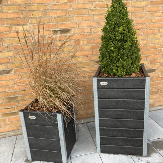 Blomsterkumme Sæt - 2 stk - Helårs - Plastplanker -  - Blomsterkrukke