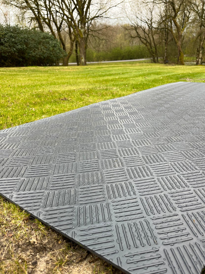 LB Køreplade - Mørkegrå - Plastplanker -  - køreplade