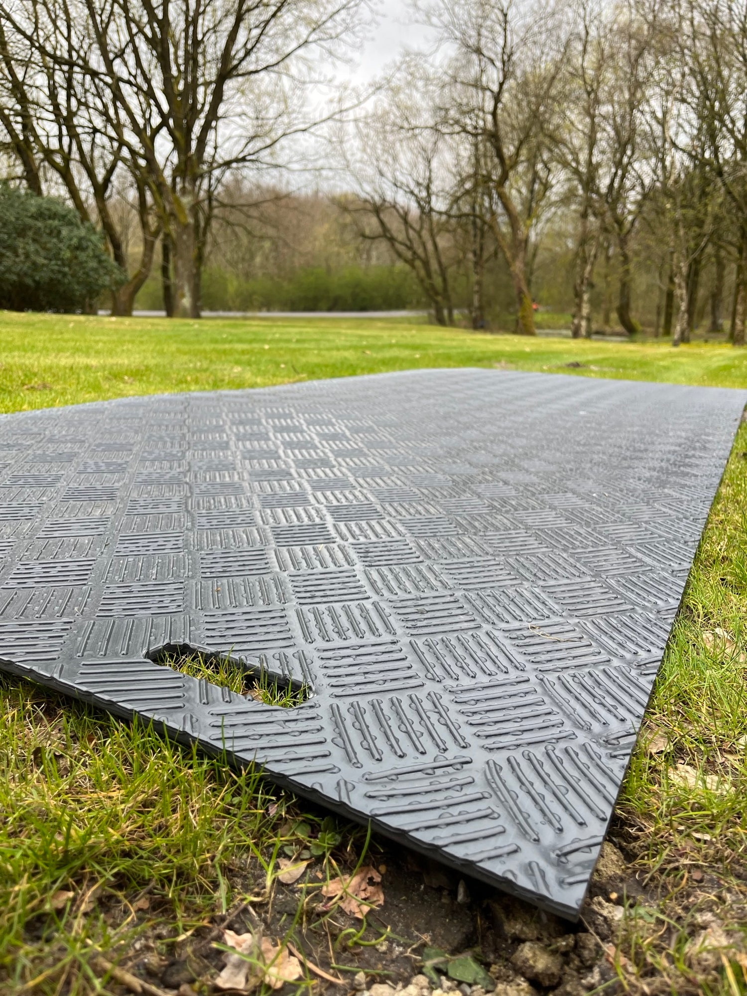 LB Køreplade - Mørkegrå - Plastplanker -  - køreplade