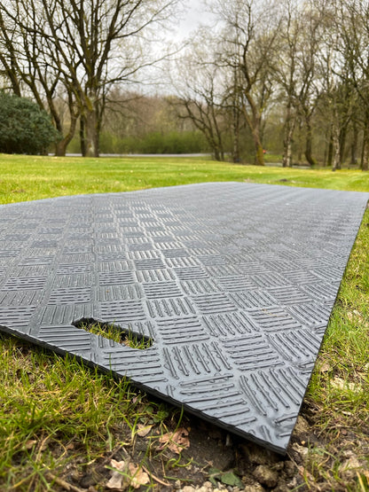 LB Køreplade - Mørkegrå - Plastplanker -  - køreplade