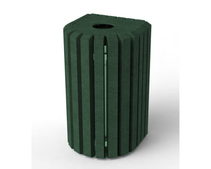 Udendørsskraldespand - Mercure - Plastplanker -  - skraldespand