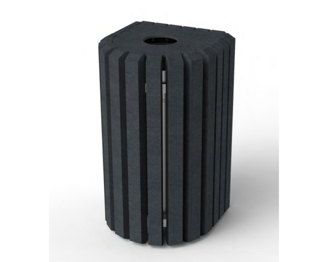 Udendørsskraldespand - Mercure - Plastplanker -  - skraldespand