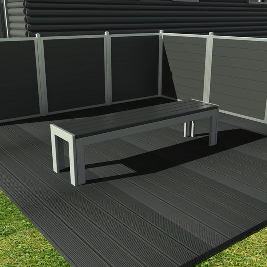 Opal Bænk - Uden ryglæn - Plastplanker -  - Bænke