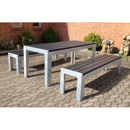 Opal Bænk - Uden ryglæn - Plastplanker -  - Bænke