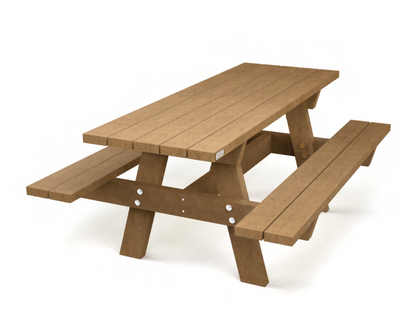 Bord/bænke sæt - Oslo Family (til nedgravning/blød jord) - Plastplanker -  - bord/bænke sæt