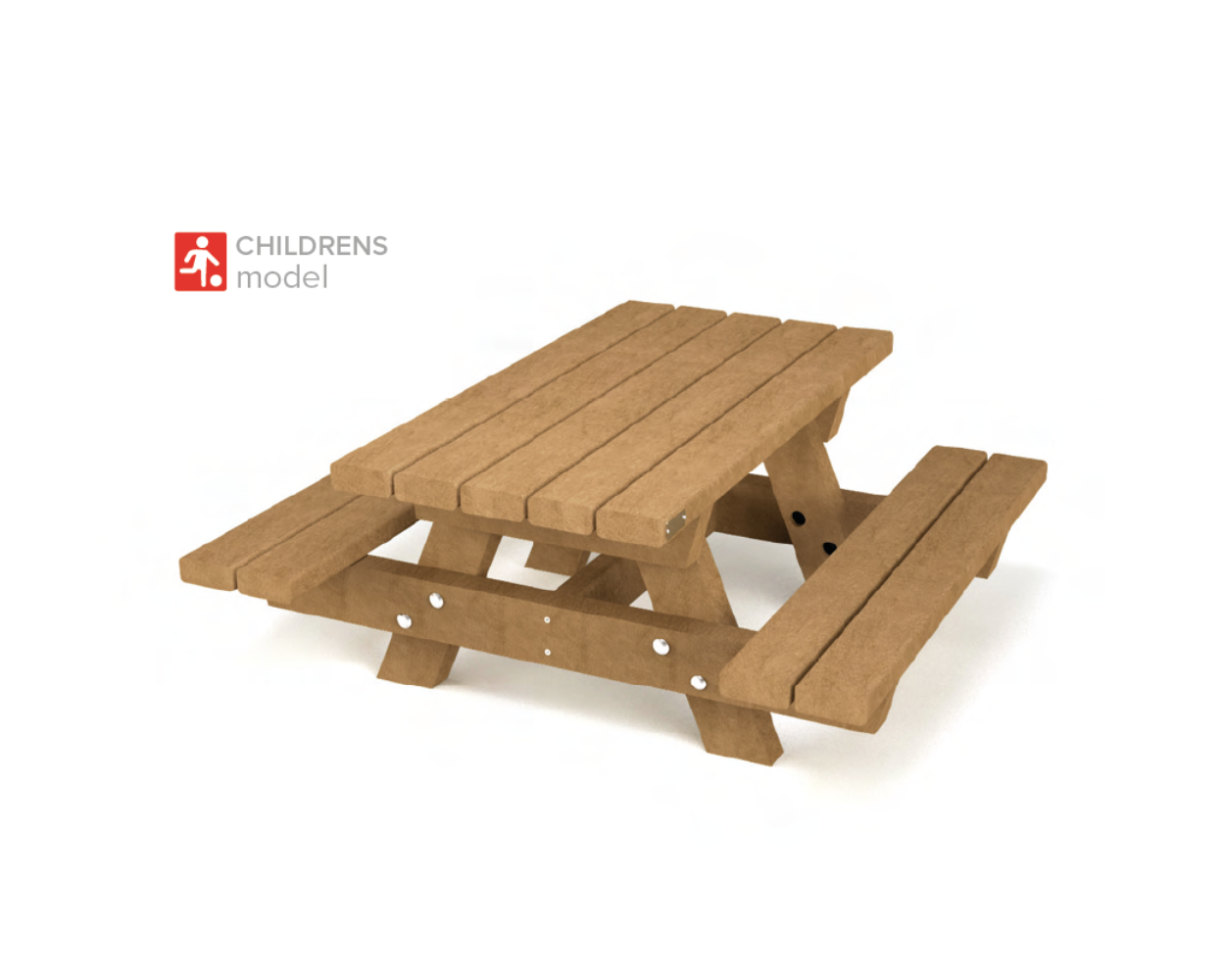 Bord/bænke sæt - Oslo Family (til nedgravning/blød jord) - Plastplanker -  - bord/bænke sæt