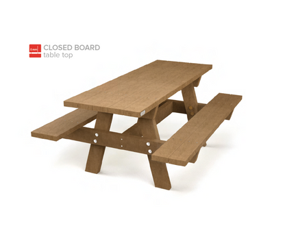 Bord/bænke sæt - Oslo Family (til nedgravning/blød jord) - Plastplanker -  - bord/bænke sæt