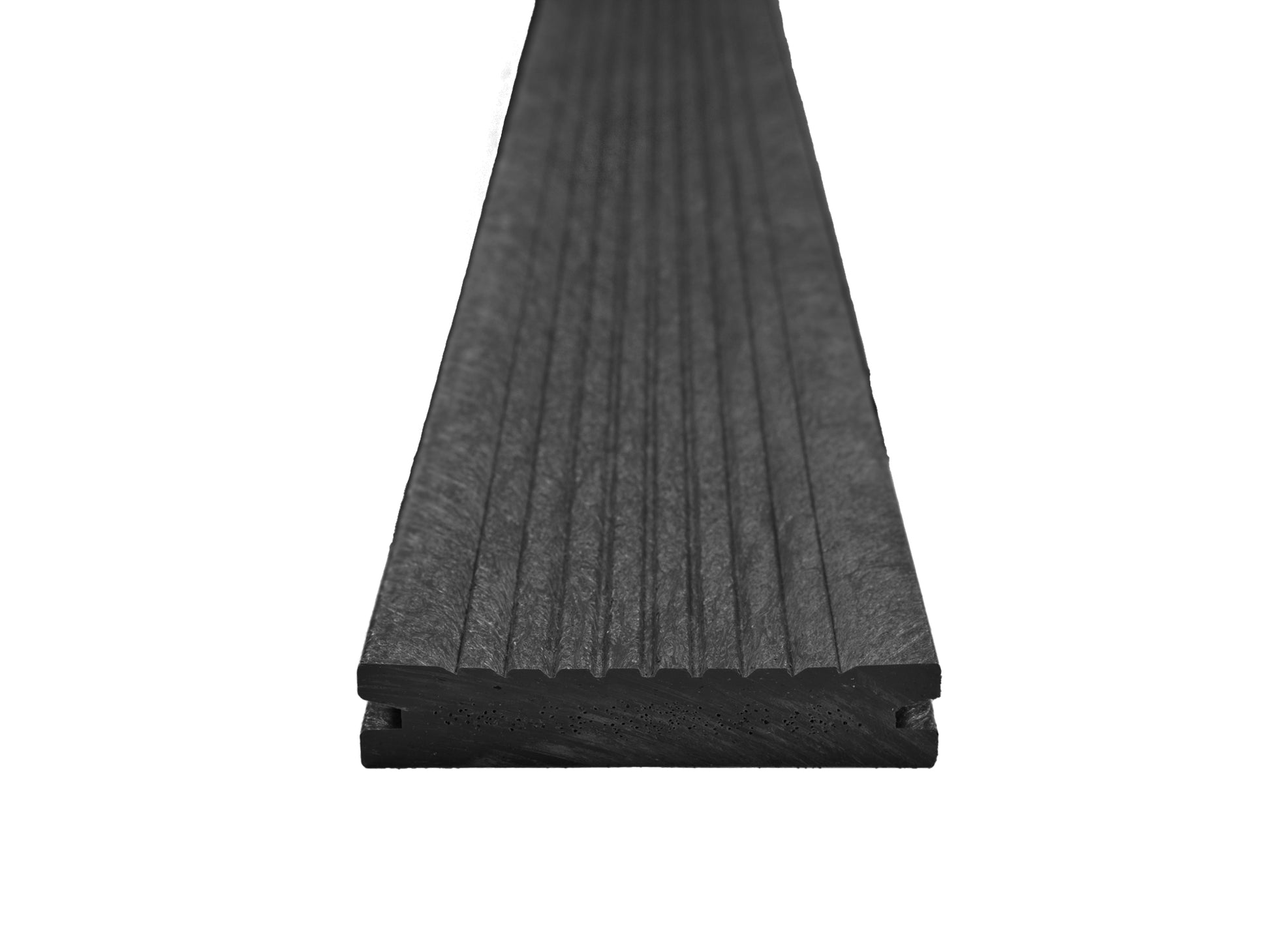 Plast Terrasseplanker - Sort - Plastplanker -  - Terrassebrædder