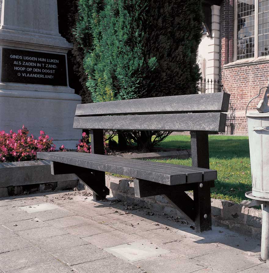 Bænk - Paris - Plastplanker -  - Bænke